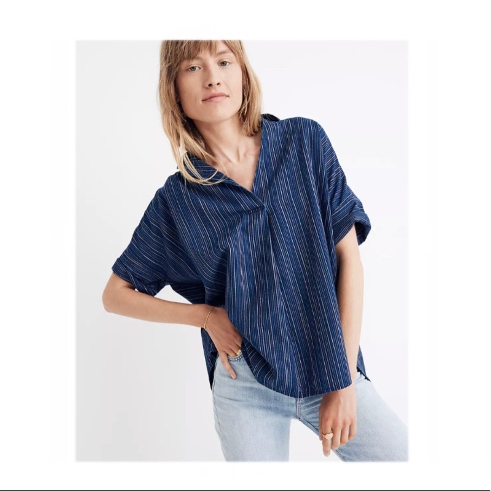 Madewell button back shirt size xs